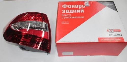 Фонарь задн. гол. /2190/ лев. (корпус) (ОАТ)