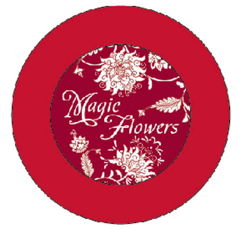 Звонок велосипедный, рисунок "magic flowers"YL 45 magic flowers