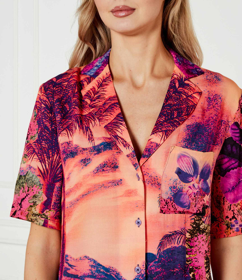 Рубашка PARADISE_LACROIX Desigual - разноцветная(25SWCW38)