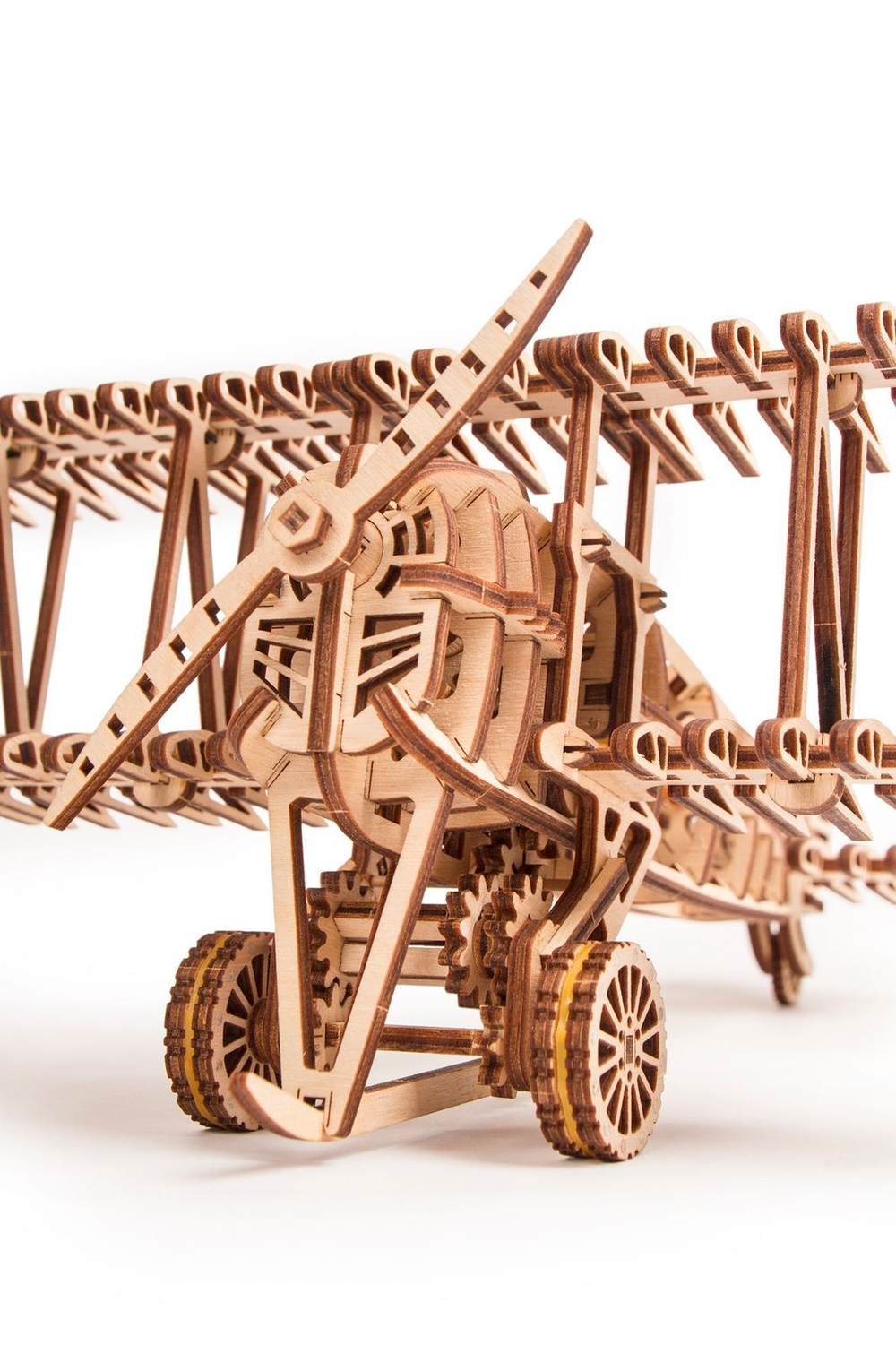 Механический 3D-пазл из дерева Wood Trick Самолет