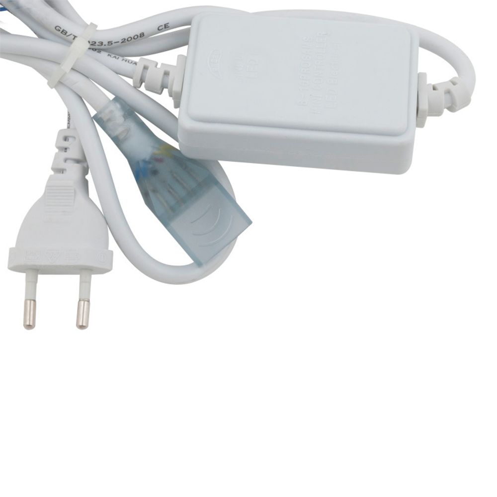 UCX-Q220 SP4/B67-RGB WHITE 1 STICKER Провод электрический для подключения RBG светодиодных лент ULS-5050 сетевого напряжения к сети 220В. 7х14мм.