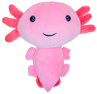 Аксолотль мягкая игрушка рыба 20 см