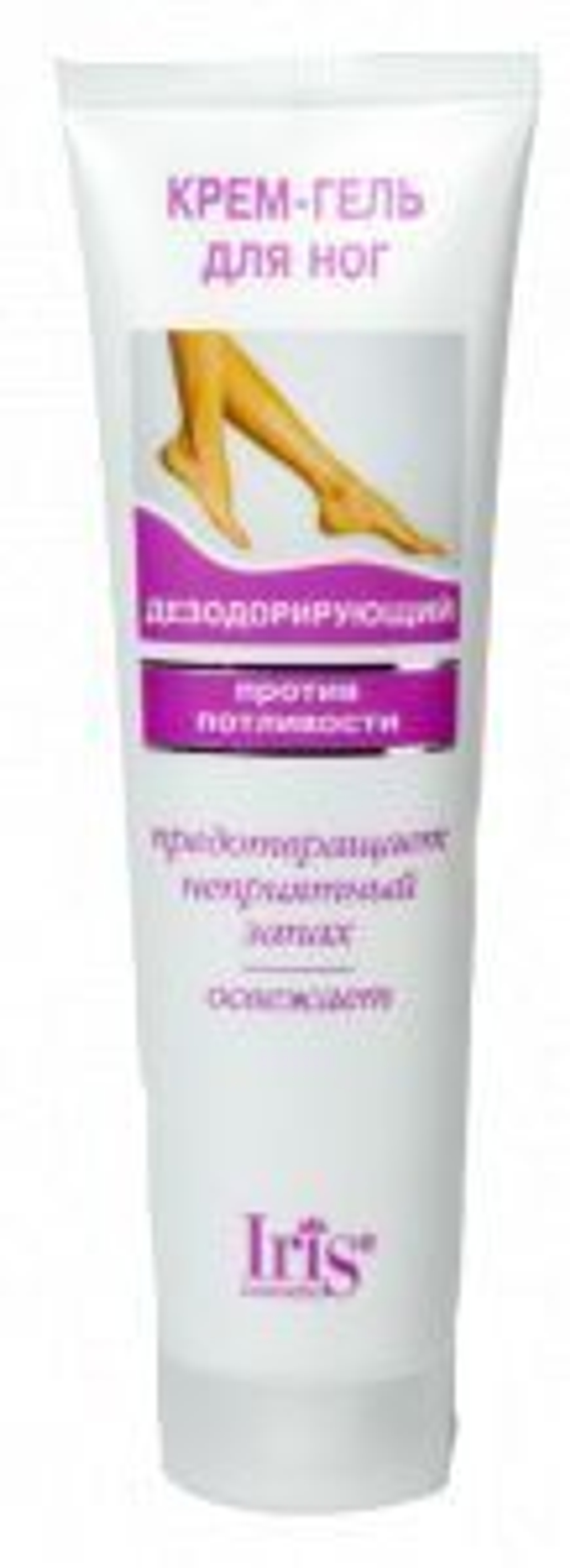 Iris Крем-гель для ног ДЕЗОДОРИРУЮЩИЙ против потливости 100 мл