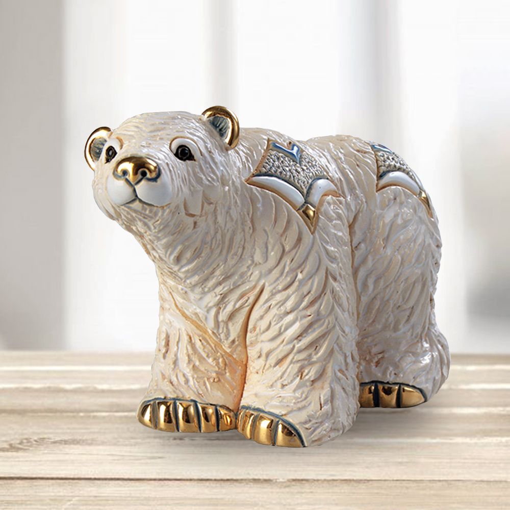 De Rosa Rinconada Статуэтка керамическая Полярный медведь