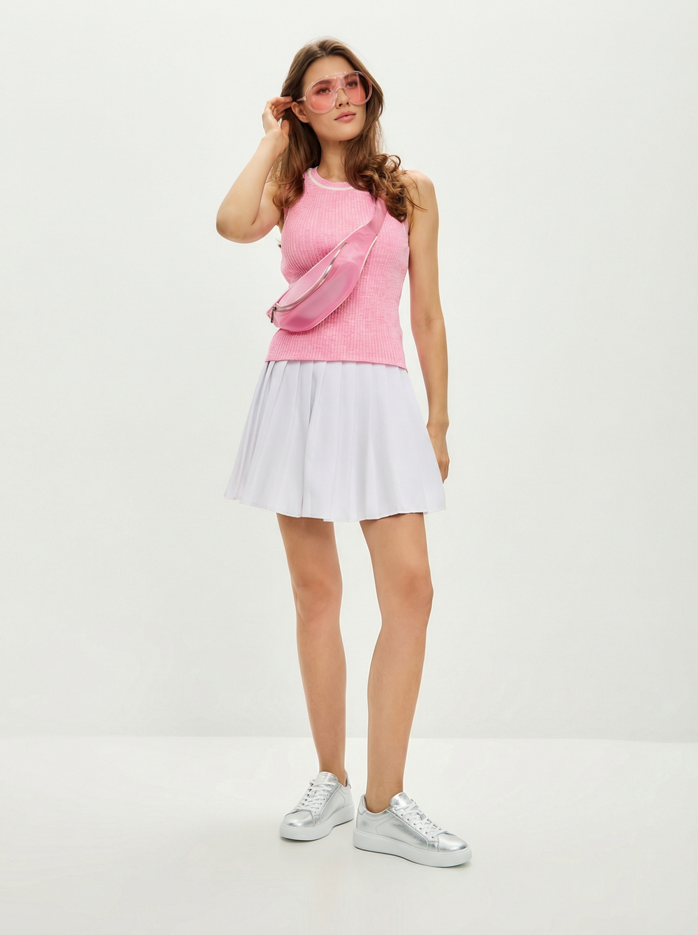 Кеды Polo серебряные