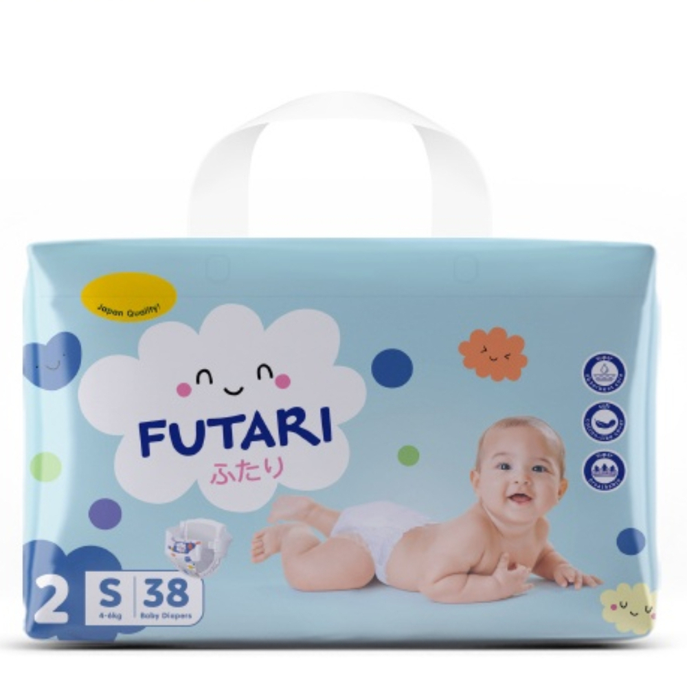 Подгузники Futari S 4-6 кг 38 шт