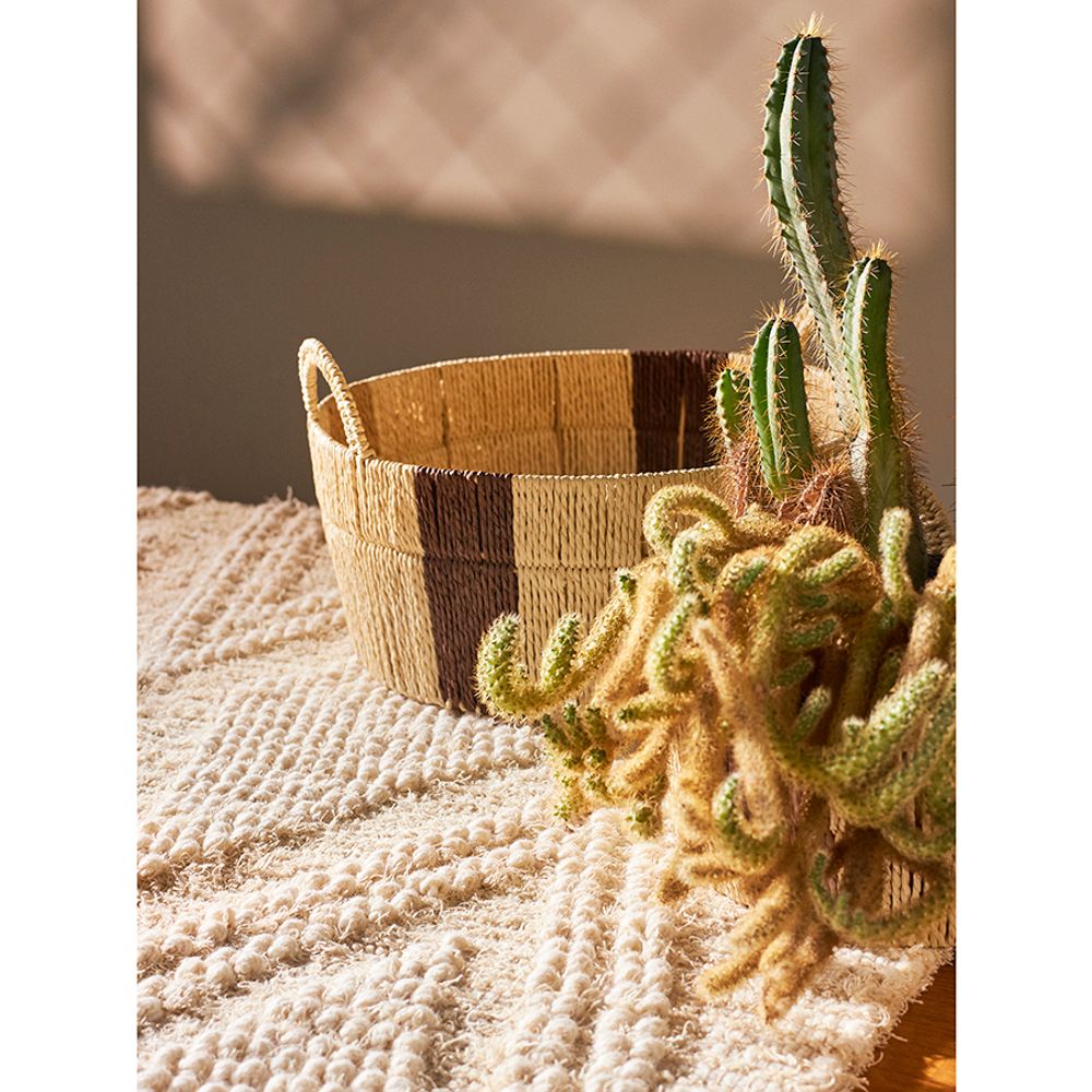 Корзина плетеная круглая Bodhran Chocolate из коллекции Ethnic, размер L