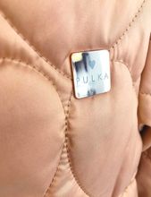 Демисезонная куртка с узорной стежкой для девочек Pulka