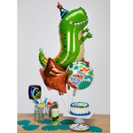 Фольгированный шар-фигура «Динозавр зеленый», 86 см