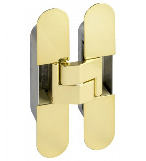 Скрытая петля узкая ECLIPSE 3.0 (латунь) + накладки