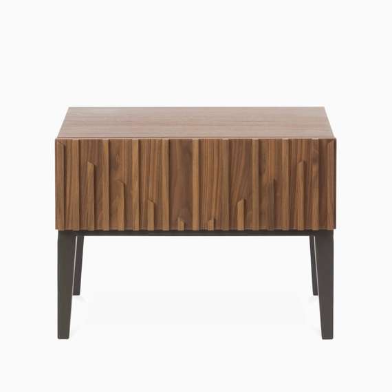 Прикроватная тумба Moderna 60х45 см, шпон ореха