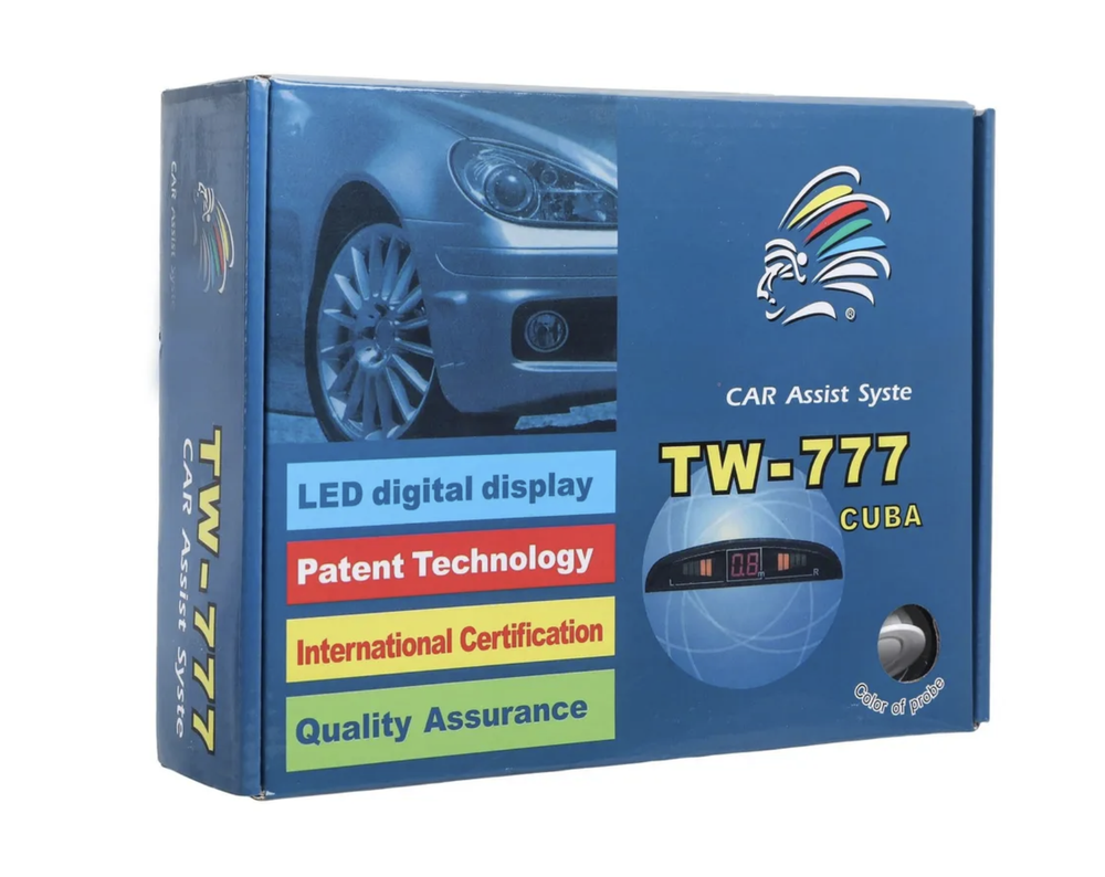 Нет - TW-777 (Серебристый) / Парктроник TOMAHAWK TW-777 Цвет: Серебристый