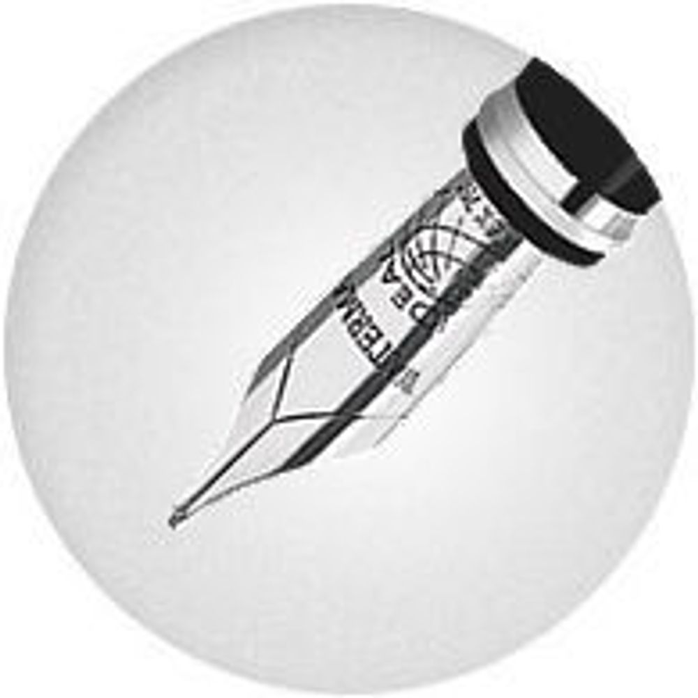 Перо золото 18Ct F (S0637010) Waterman Exception Slim Black