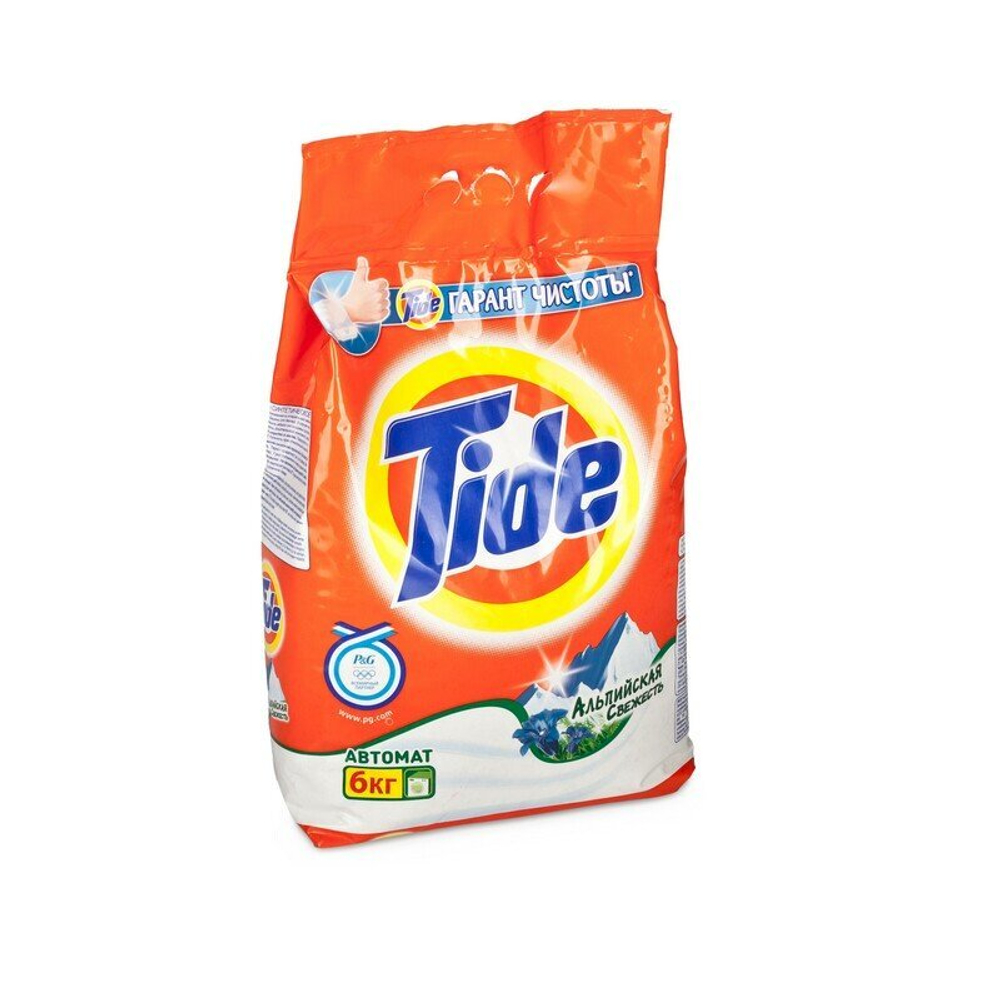 Стиральный порошок Tide Альпийская свежесть автомат, 6 кг