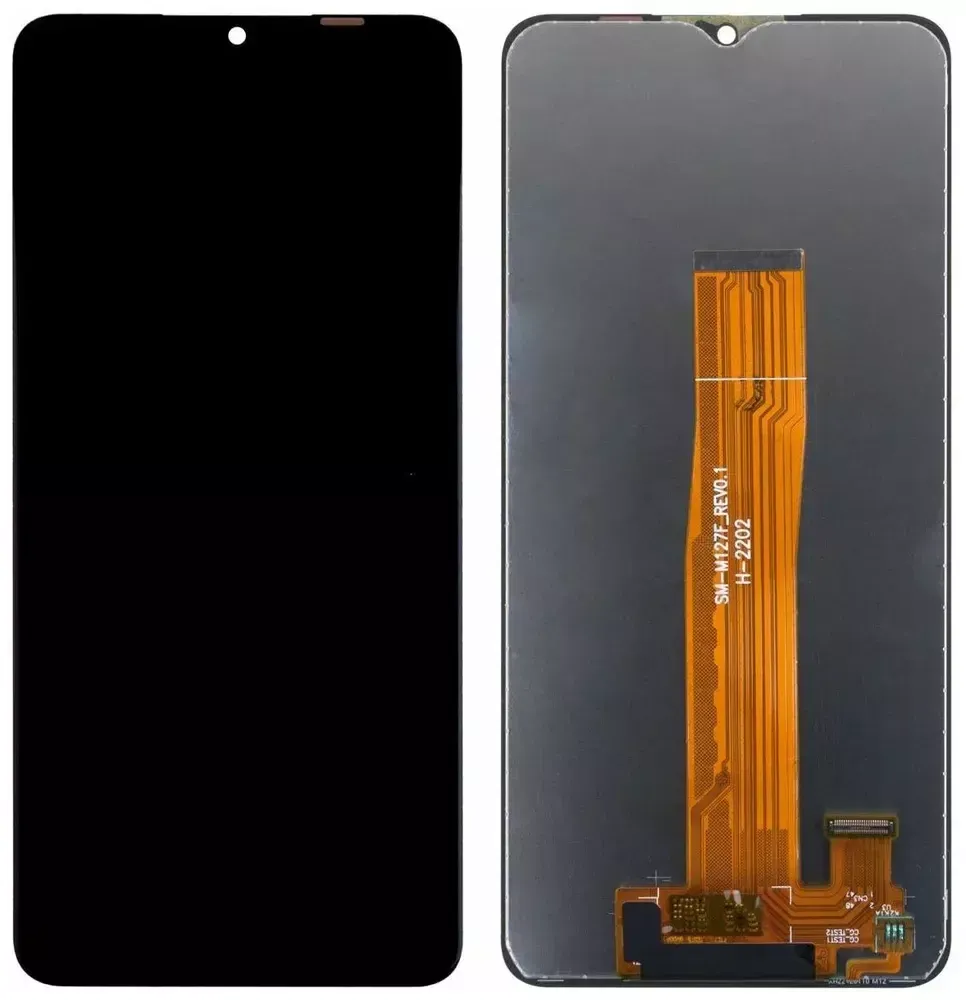 Дисплей для Samsung M127F (M12) в сборе с тачскрином Черный - Оптима