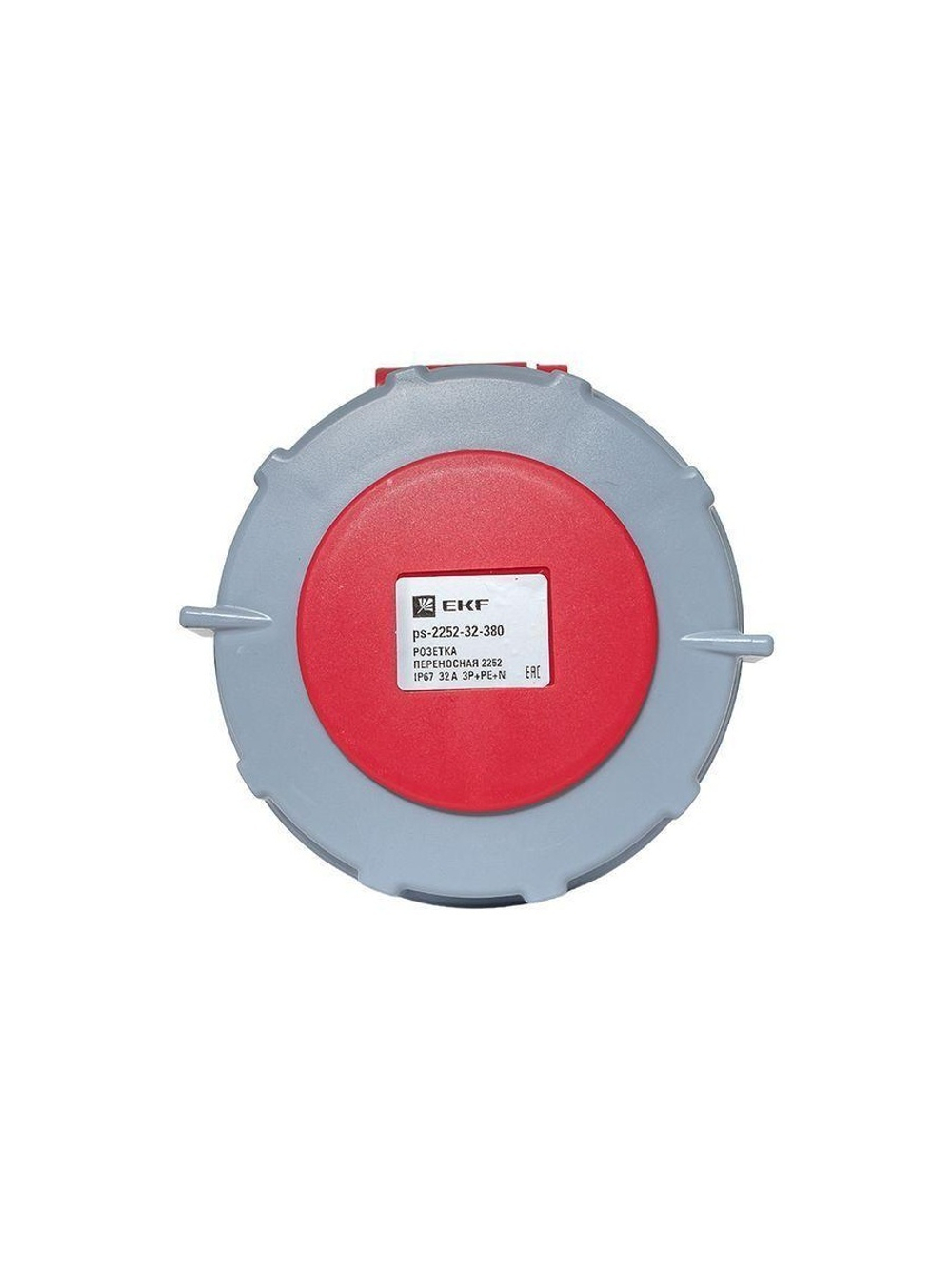 Розетка переносная 2252 3Р+РЕ+N 32А 380В IP67 PROxima EKF ps-2252-32-380