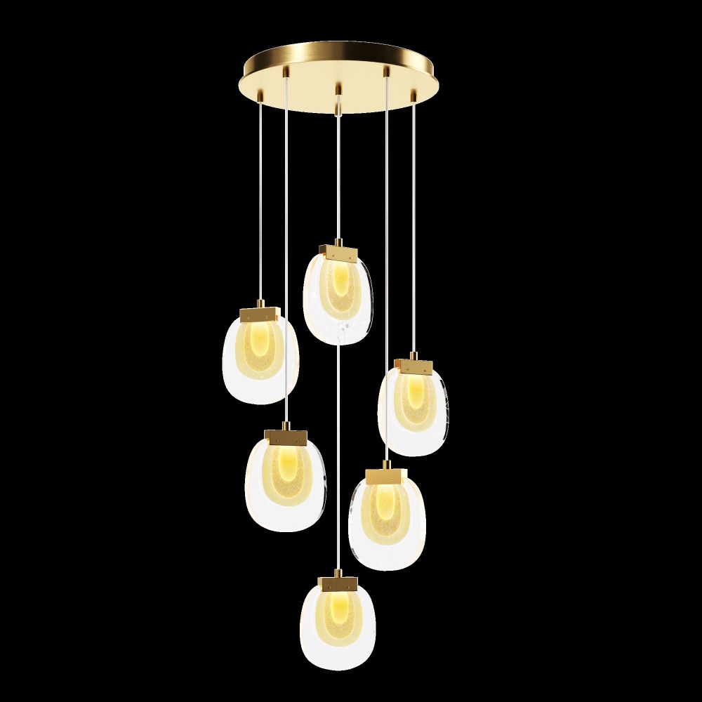 Люстра подвесная светодиодная Maytoni Biology MOD367PL-L18BBSK