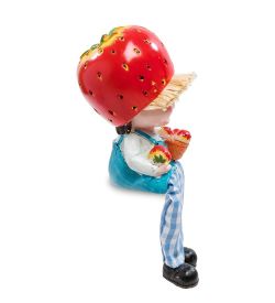 GAEM Art MN-137-A Фигурка. «Домовенок с урожаем клубники»