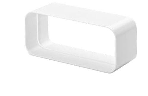 Соединитель прямых каналов, длина 80 мм