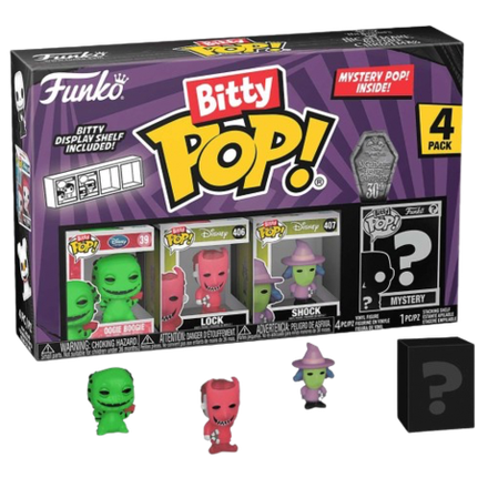 Фигурка Funko Bitty POP! Disney TNBC S1 Oogie Boogie+Lock+Shock+Mystery