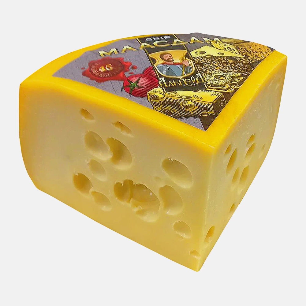 Сыр Альгерд Маасдам 45% весовой