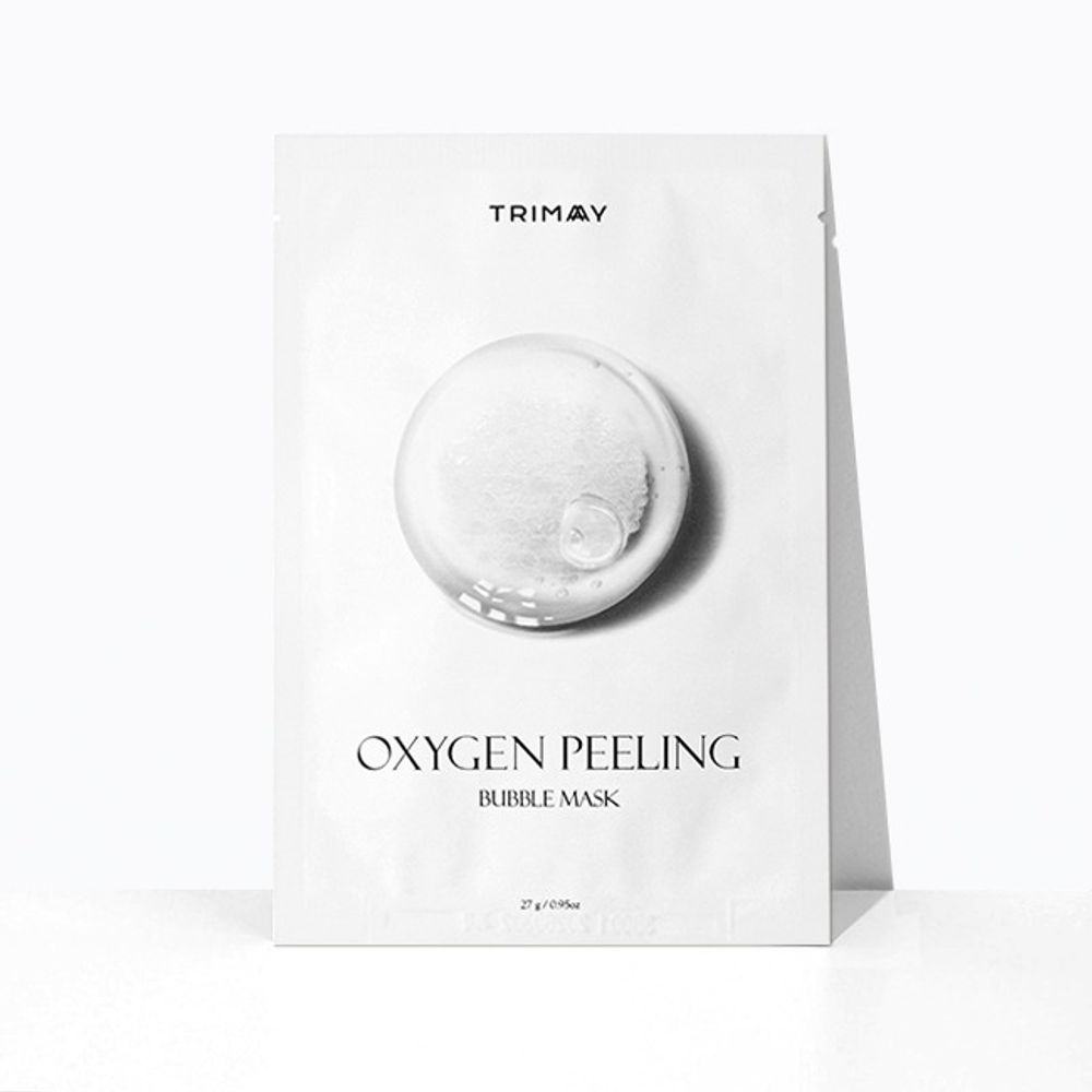 Trimay Oxygen Peeling Bubble Mask тканевая очищающая кислородная маска для лица