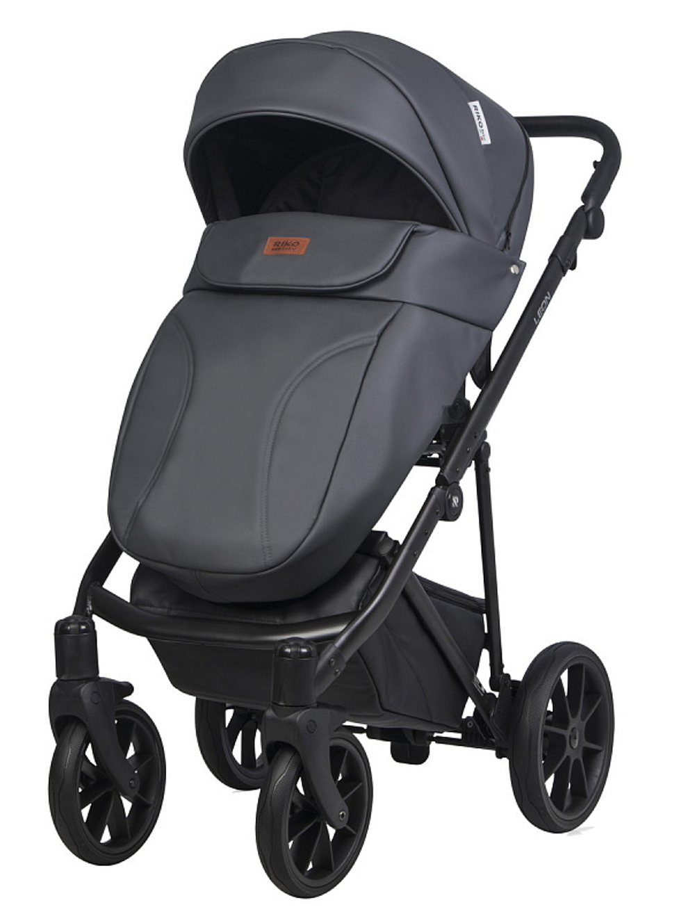 Детская коляска Riko Basic Leon 2 в 1 03 Grafite графит