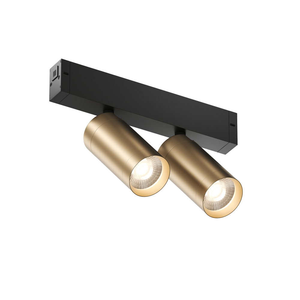 DK8012-BG Акцентный светильник SMART SPOT DOUBLE 2x9W DIM 3000K-6000K, матовое золото с черным