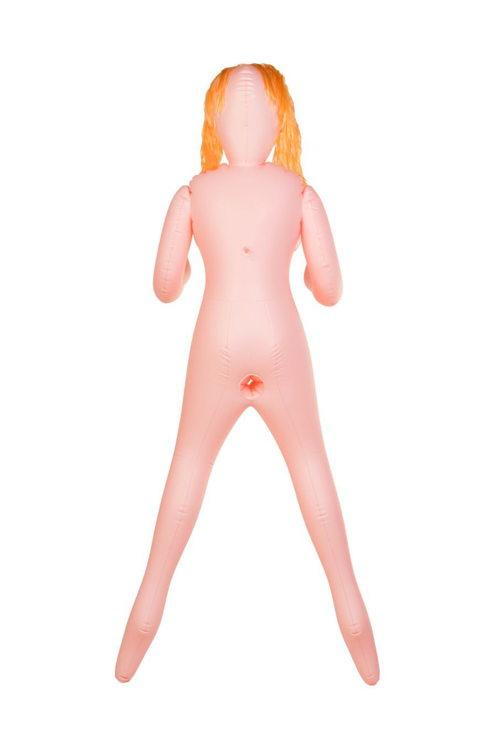 Кукла надувная Dolls-X by TOYFA Olivia, рыжая, с тремя отверстиями, кибер вставка: вагина-анус