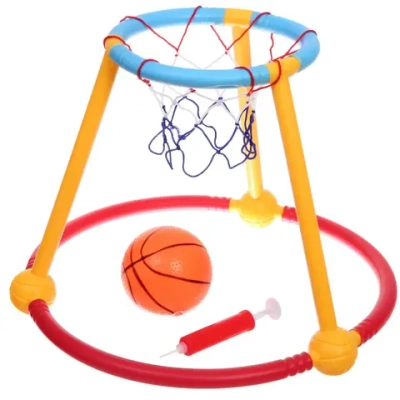 Набор игровой для бассейна ZG270-289: кольцо 45,5*45,5*35,5 см, мяч 12 см, насос