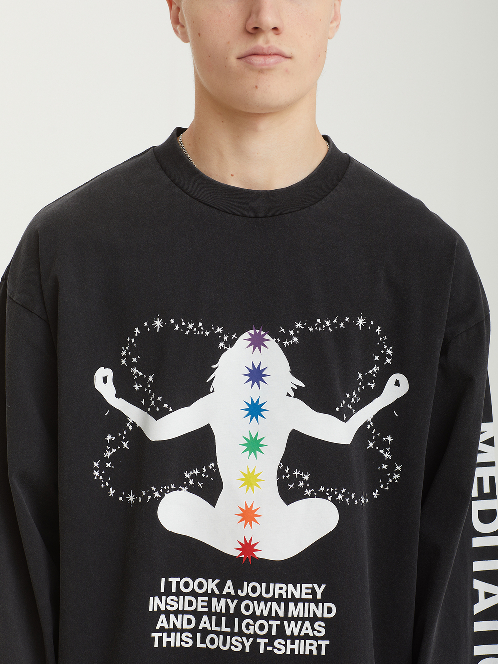 Мужской Лонгслив Meditation