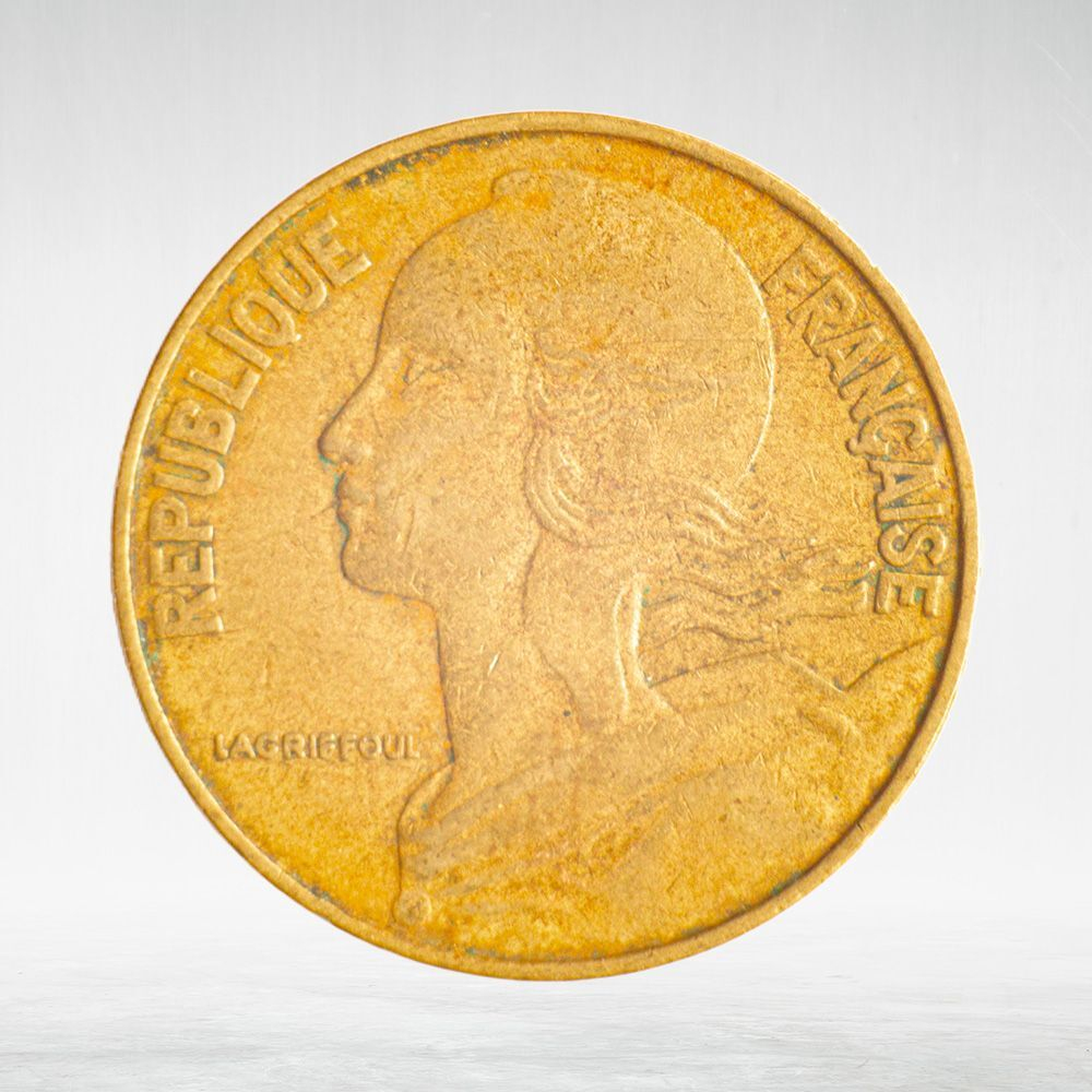 France, 20 Centimes 1962 - Marianne, VF