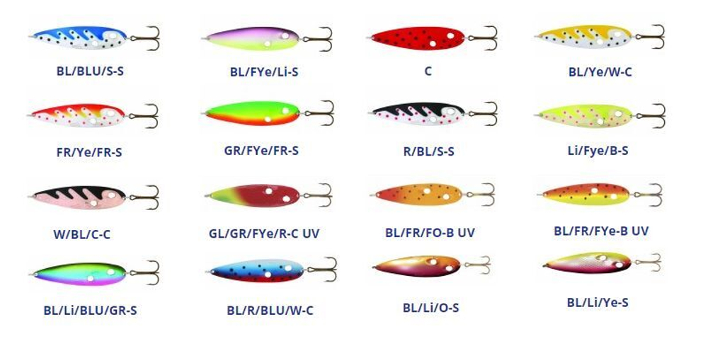 Блесна для рыбалки Tundra 85 мм колебалка 19 г