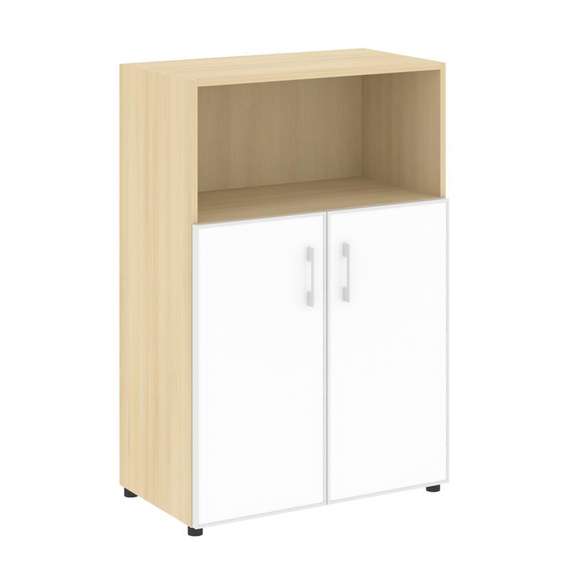 Yalta Шкаф LT.ST-2.2 R white Акация Лорка/Стекло White 800*450*1195