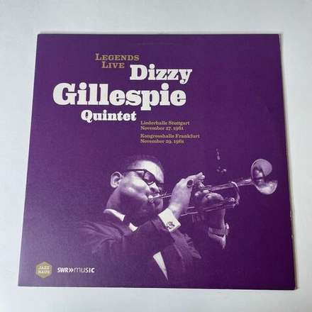 Винтажная виниловая пластинка LP Dizzy Gillespie Quintet, Liederhalle Stuttgart November 27, 1961 (Germany 2012)