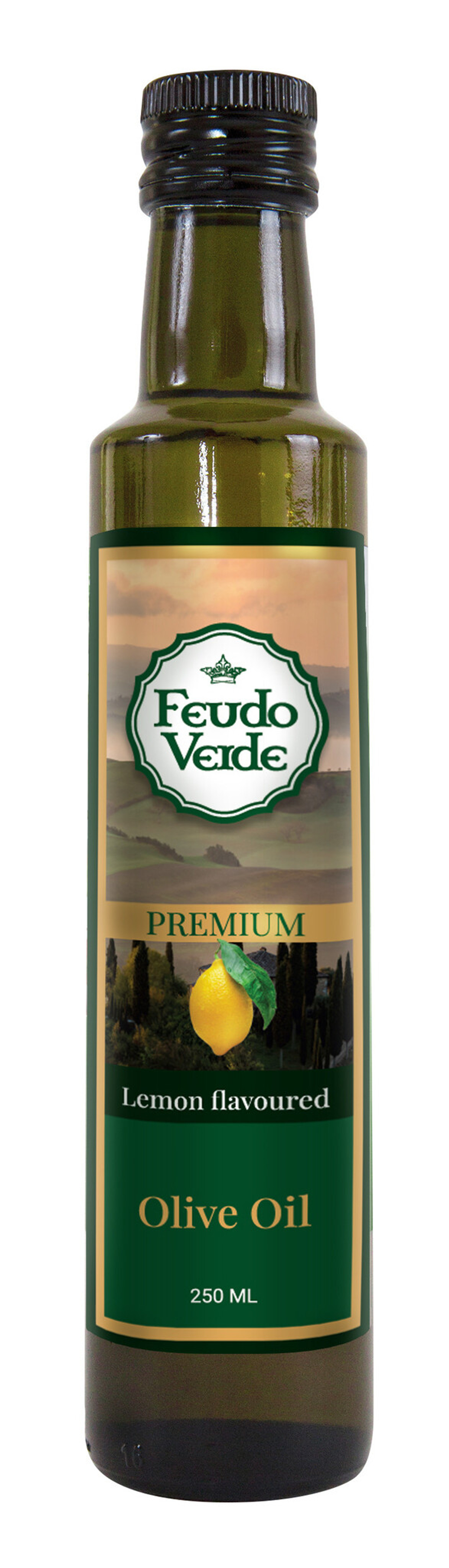 Масло оливковое Feudo Verde Extra Virgin с Лимоном (250 г)