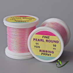 HENDS Люрекс Pearl Round Ribbing Tinsel 11 Yds