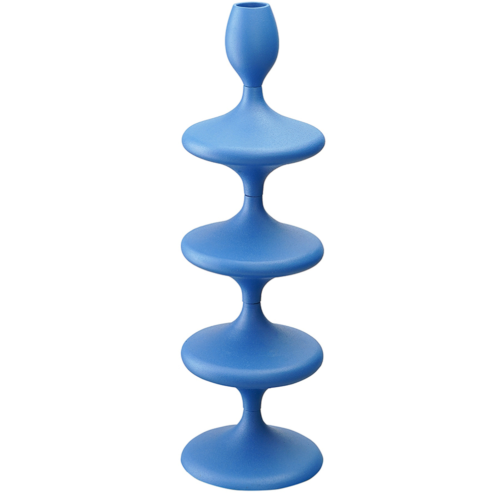 Подсвечник vivlend, 38 см, синий