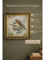 Картина на стену интерьерная на холсте 25*25 см