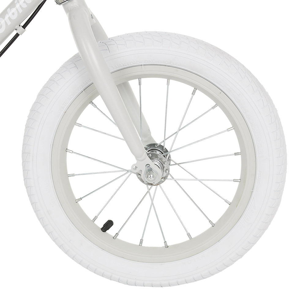 PITUSO Беговел Orbita, колеса AIR 14", тормоз, подножка,Gray matt/Серый матовый