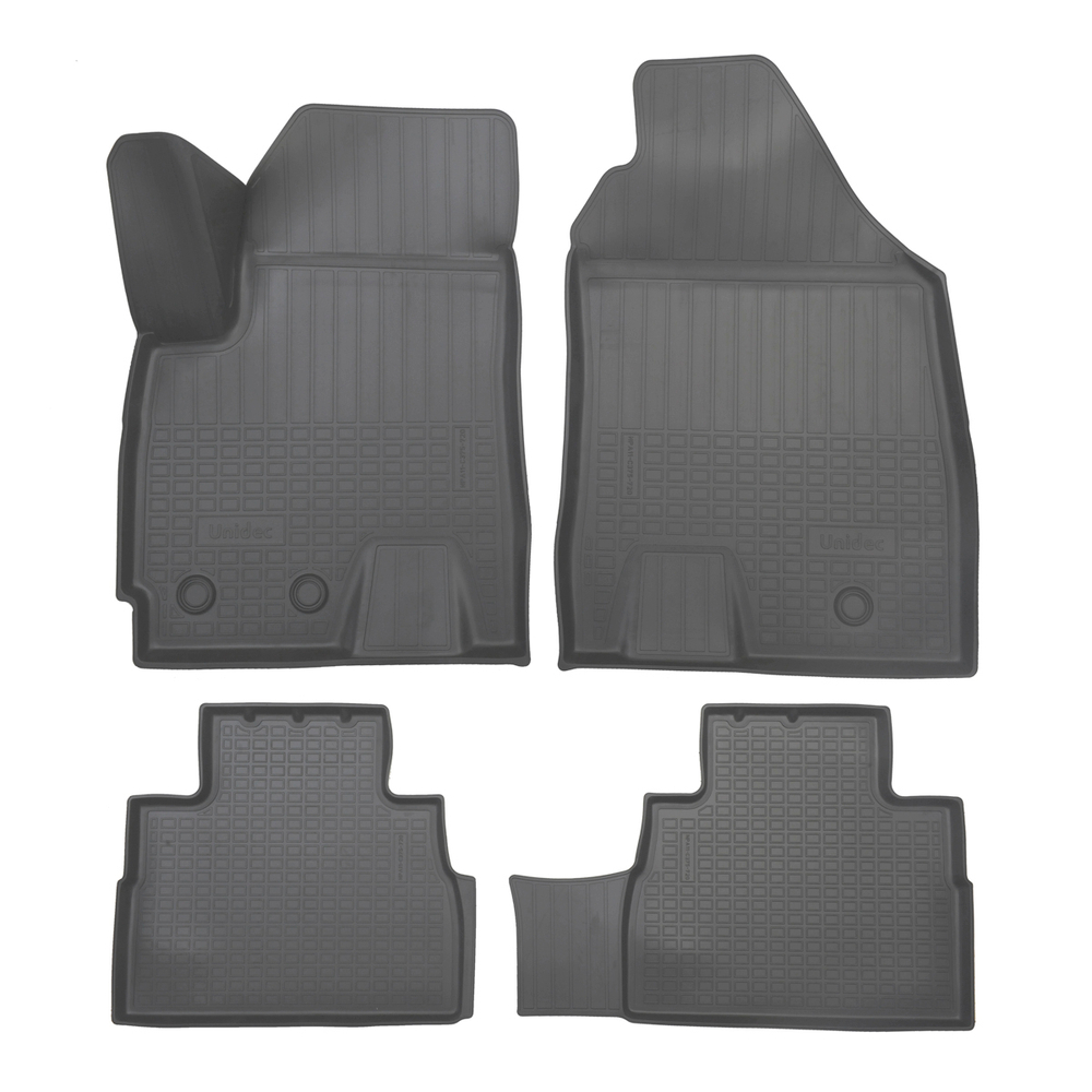 Ковры в салон Norplast/Unidec для JETOUR X70PLUS (2020-), Серый, 5-ти 7-ми местный, арт.NPA11-C375-720-G
