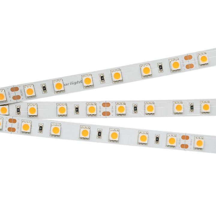 Светодиодная лента Arlight 14,4W/m 60LED/m 5060SMD теплый белый 5M 008828(B)
