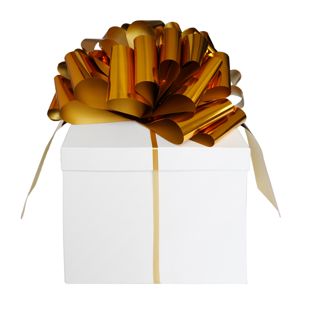 Бант-шар "Гигант" Золото 35 см