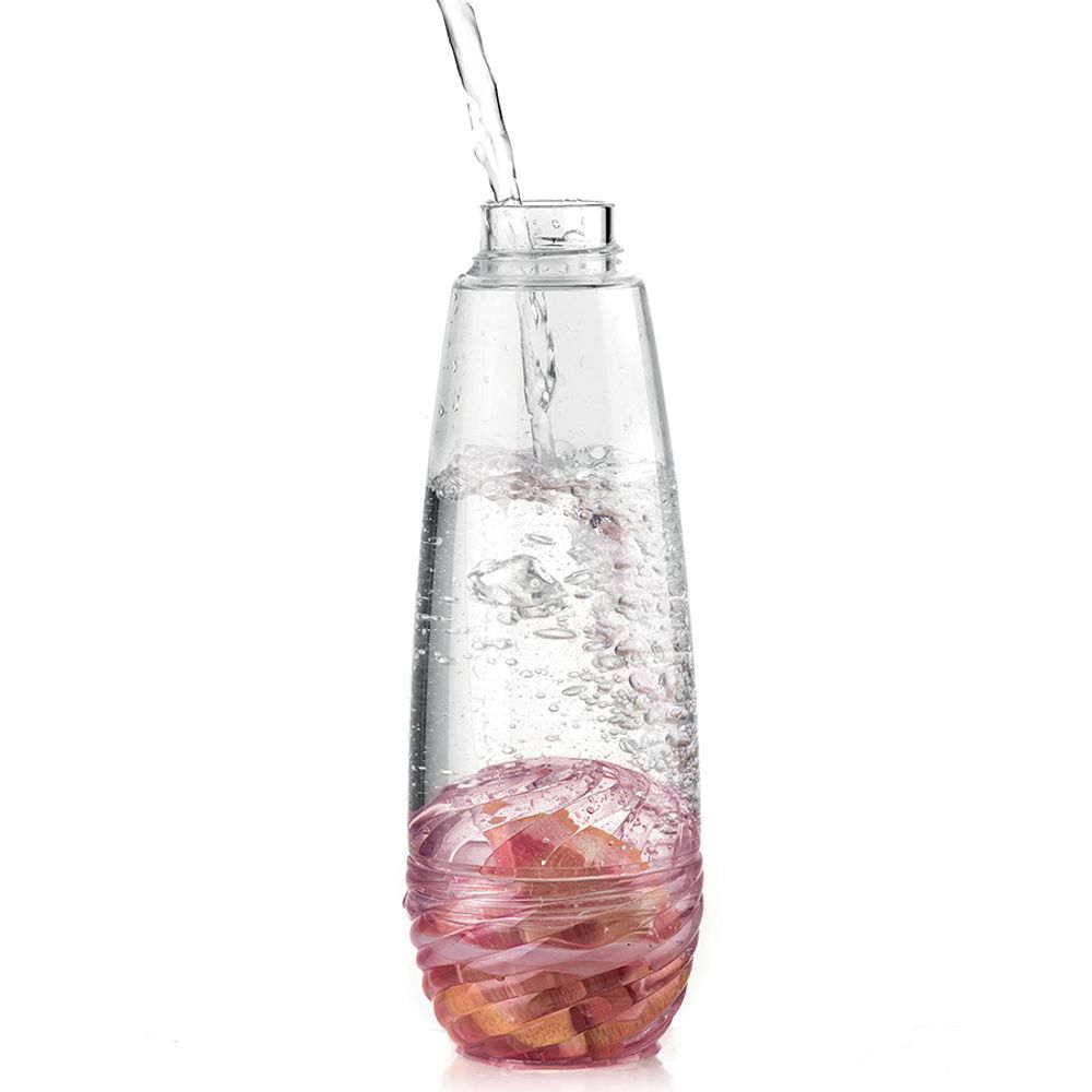 Guzzini Бутылка для фруктовой воды H2O розовая