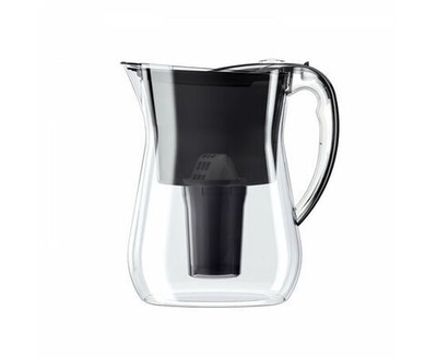 Фильтр -кувшин Аквафор Лион, черный, ударопрочный, индикатор ресурса, в комплекте один  модуль А5, 3.8л