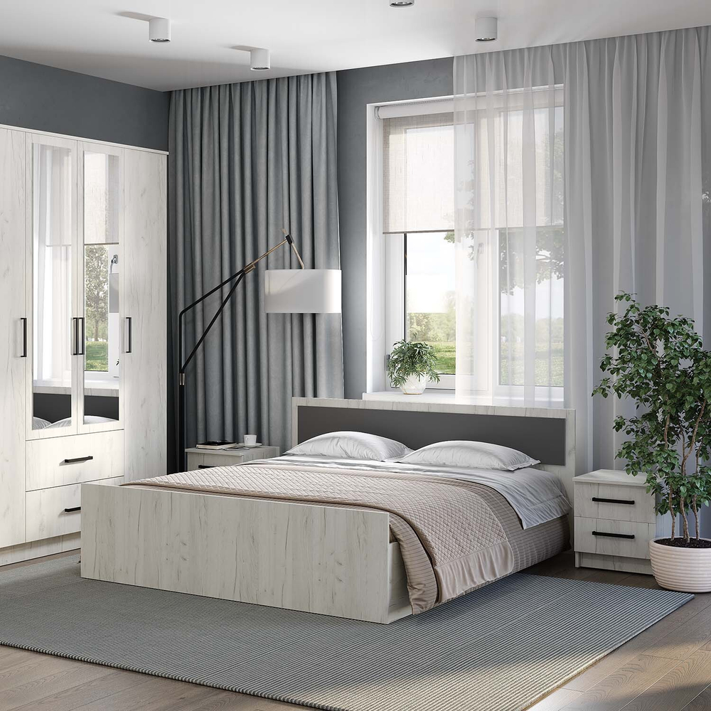 Кровать 1.4м LIGHT Фиеста
