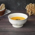 Салатник 15 см, 620 мл, фарфор "NOBLE" серия "Retro Ritz & Bella-White"