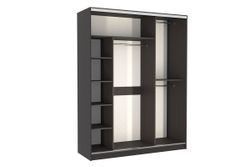 Шкаф-купе "Бассо-4 600" (венге), ЛДСП 16 мм, Мебельсон