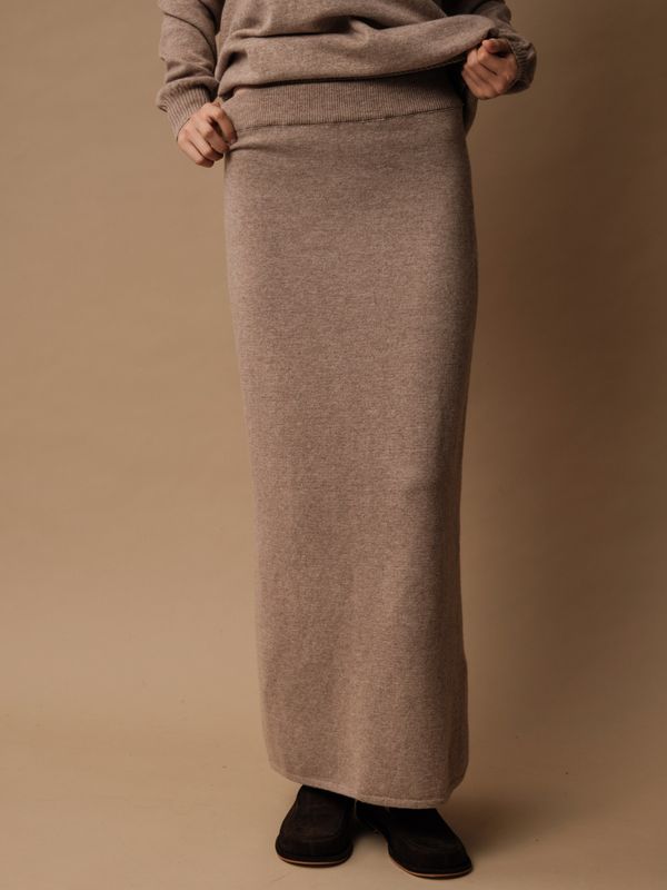 S0423-8043 Юбка женская бежевый dbr