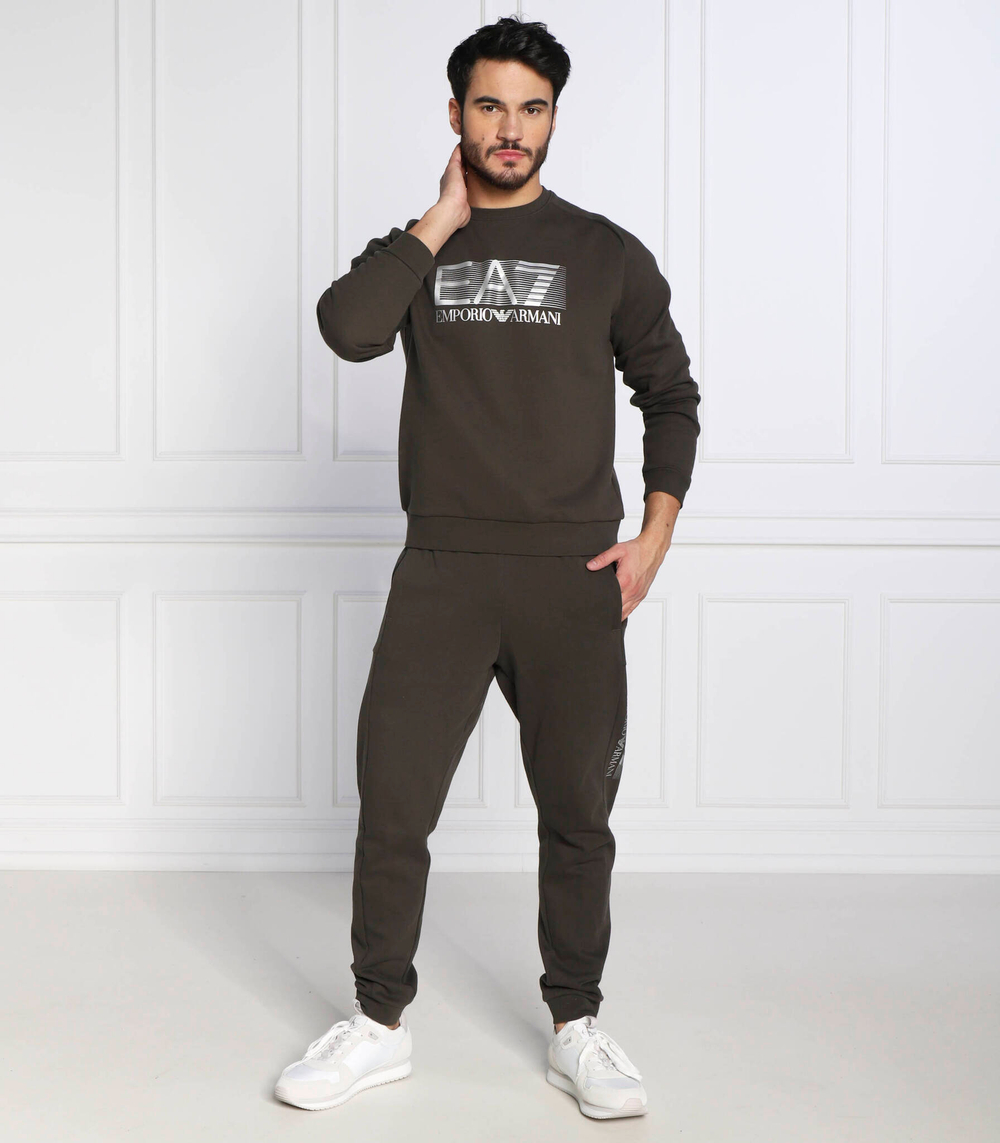 Худи EA7 - хаки(6LPM24 PJ07Z)